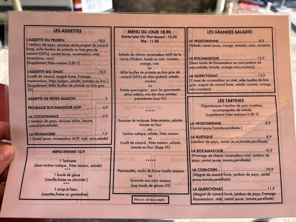 Menü_Le Quercygnac_Rocamadour_Bild_2