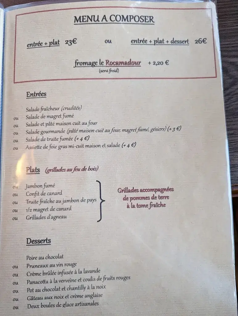 Menu_Le Roc du Berger_Rocamadour_image_2