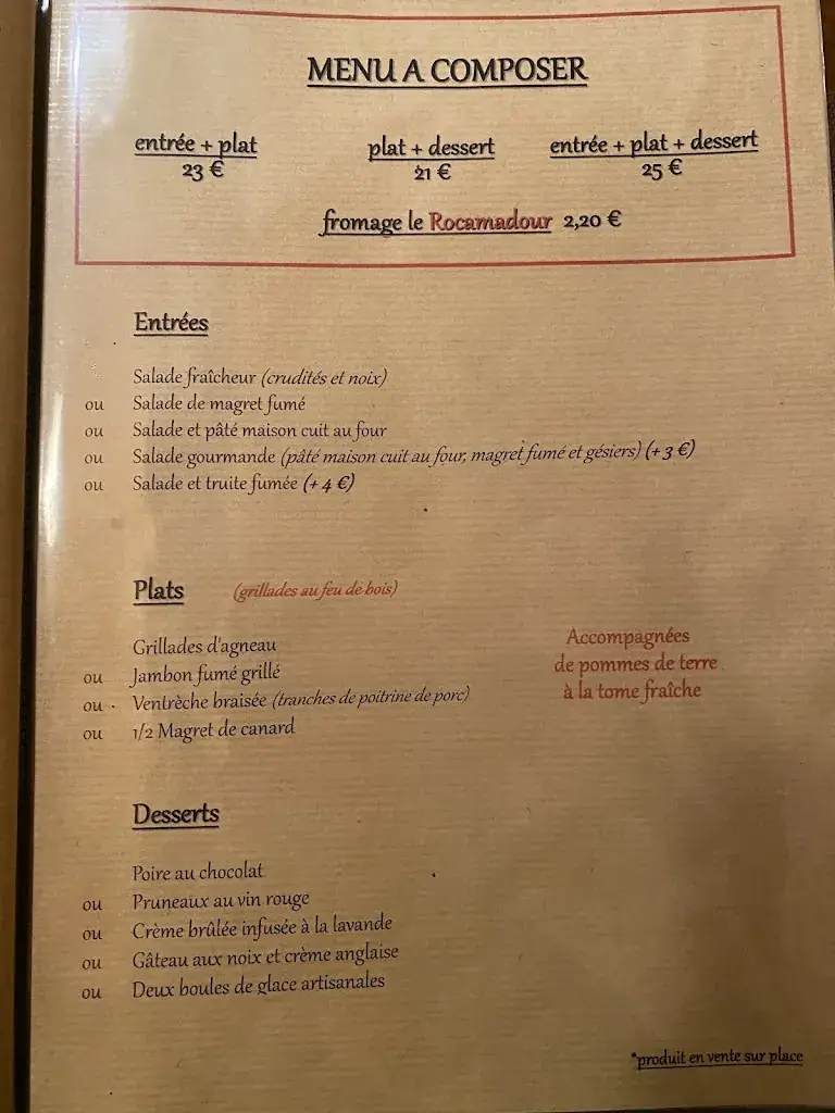Menu_Le Roc du Berger_Rocamadour_image_3