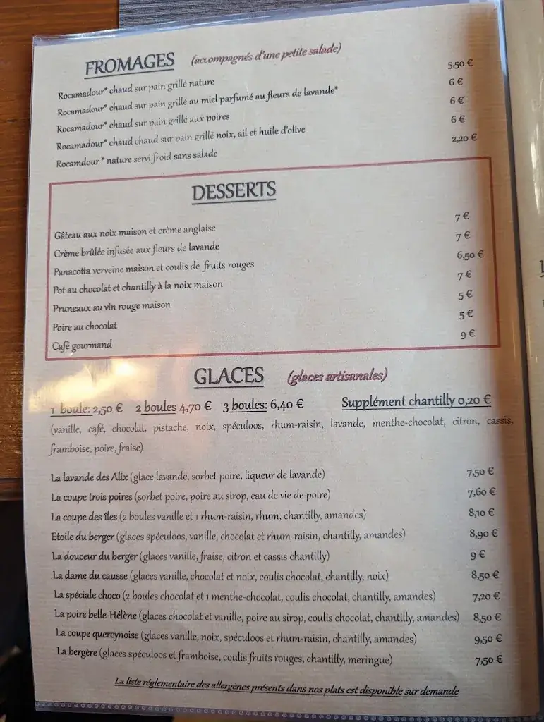 Menu_Le Roc du Berger_Rocamadour_image_4