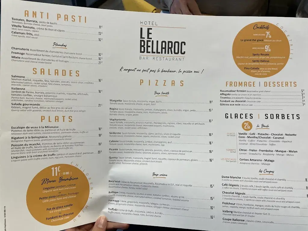 Menu_Restaurant Le Bellaroc_Rocamadour_image_2