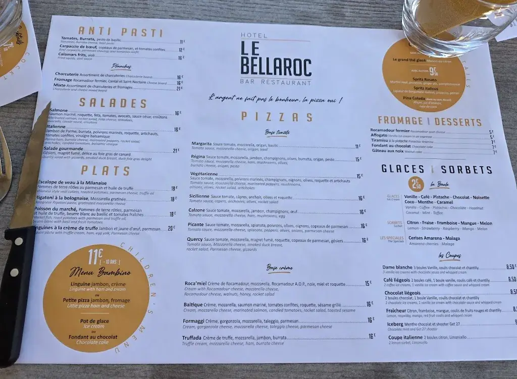 Menu_Restaurant Le Bellaroc_Rocamadour_image_3