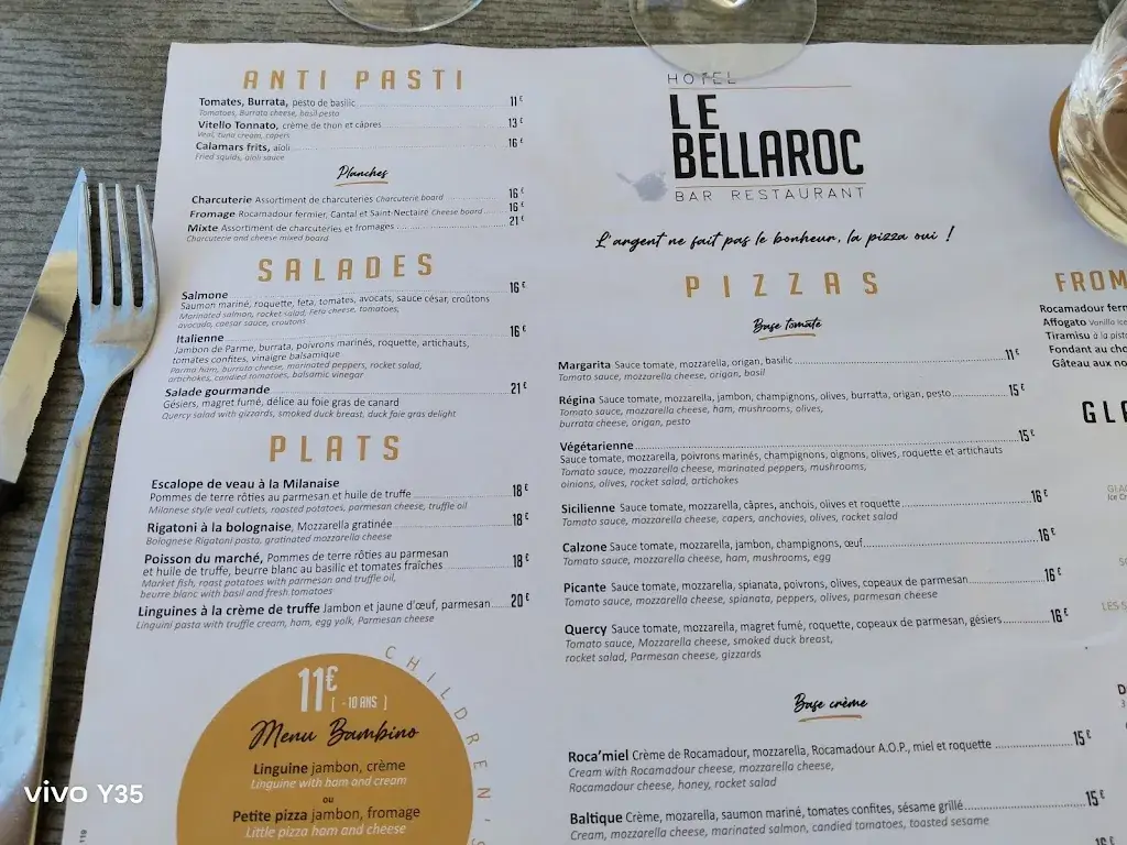 Menu_Restaurant Le Bellaroc_Rocamadour_image_4