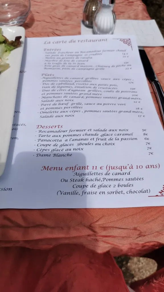 Menu_Restaurant du Château_Rocamadour_image_4