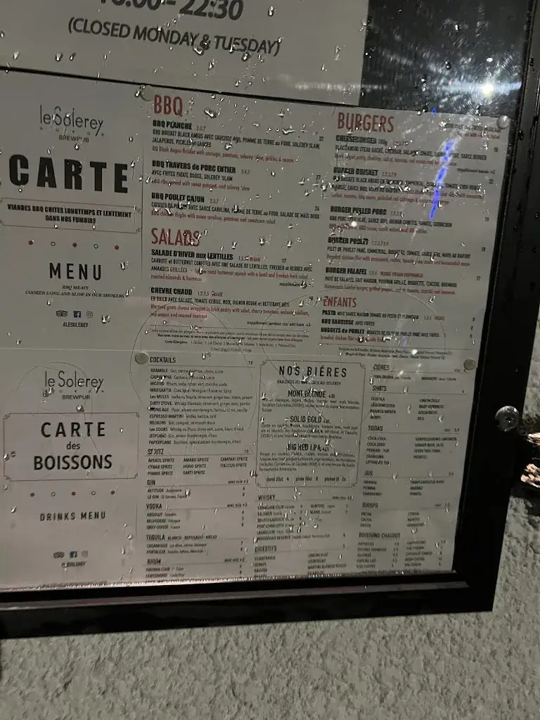 Menu_Le Solerey_Houches_image_1