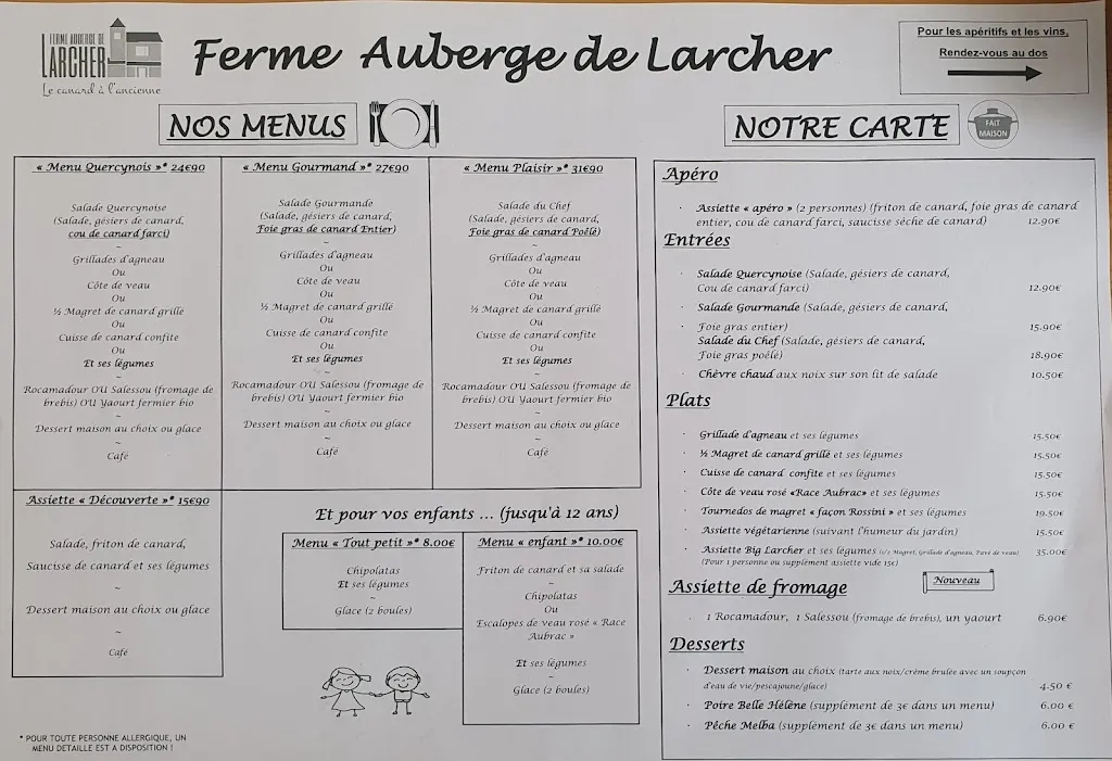 Menu_LA FERME AUBERGE DE LARCHER_Causse_image_2