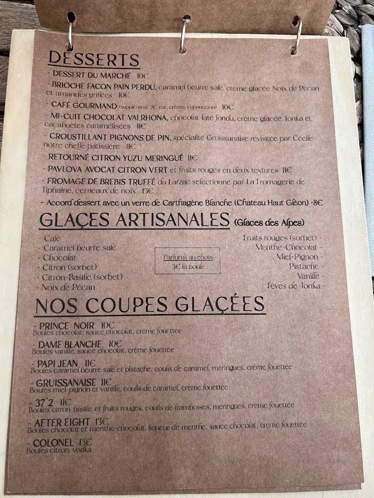 Menu_Restaurant les Chalets - Gruissan_Gruissan_image_4