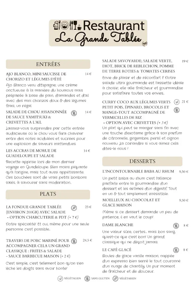 La Grande Tablée_Houches_menu_image_1
