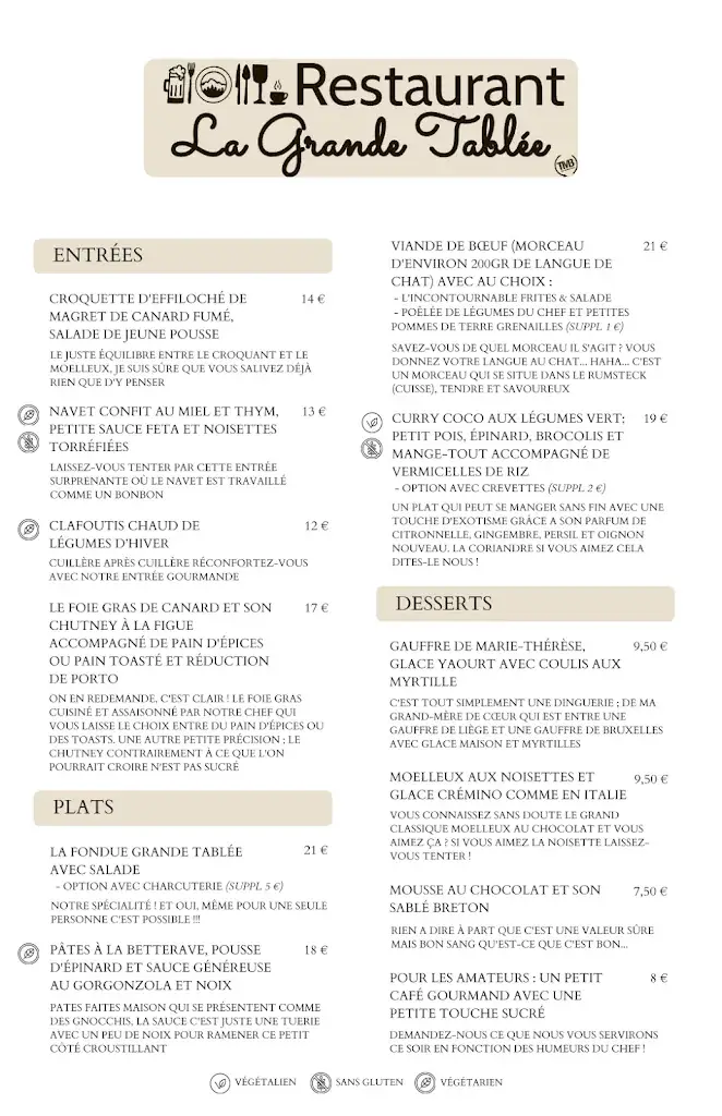 Menü_La Grande Tablée_Houches_Bild_2