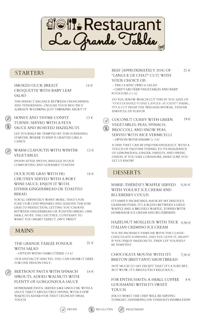 Menü_La Grande Tablée_Houches_Bild_3