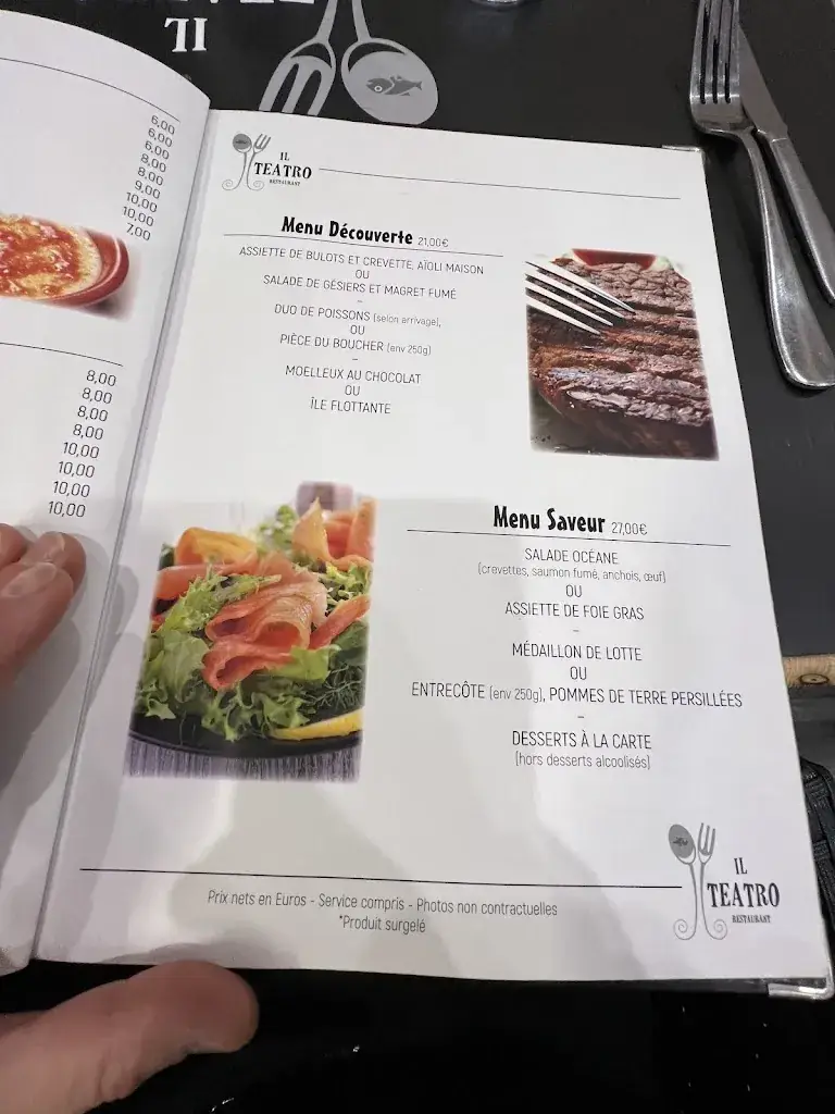 Menu_Il Téatro_Gruissan_immagine_2