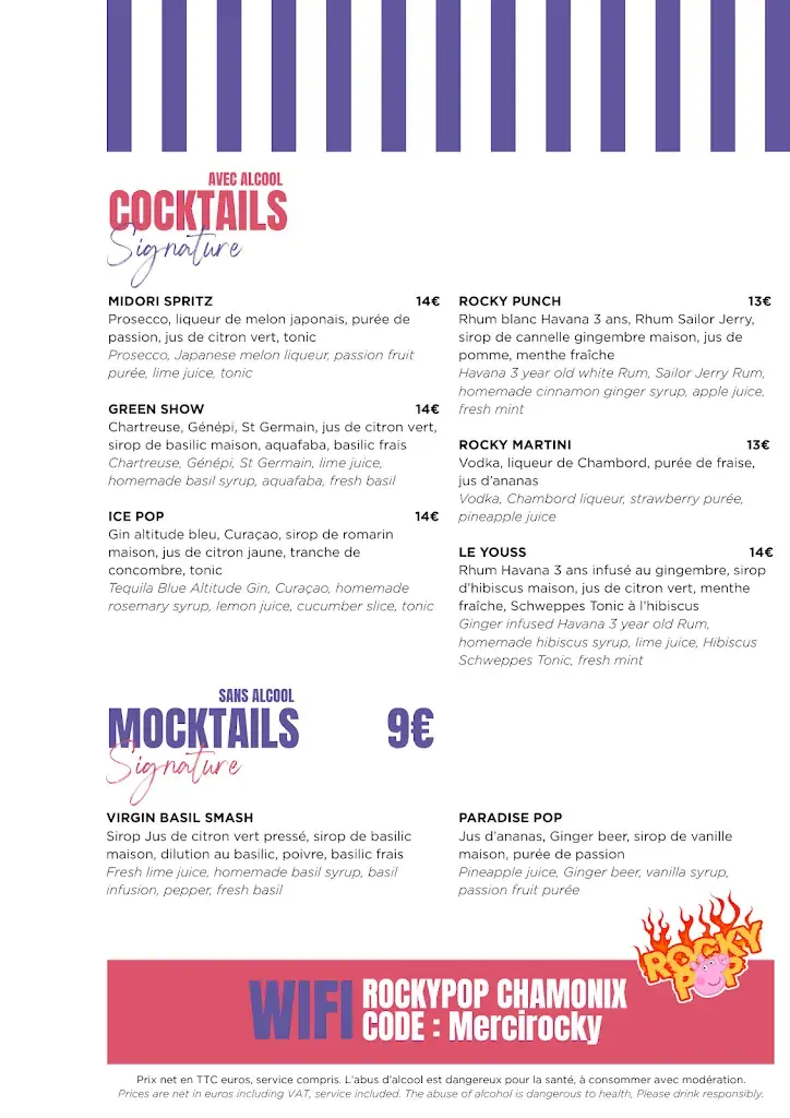 Menu_Restaurant & Bar - RockyPop Chamonix - Les Houches_Houches_immagine_4