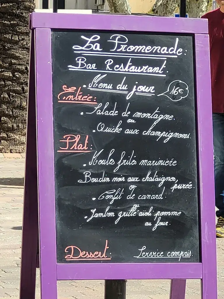 Menu_La Promenade_Ille-sur-Têt_image_2