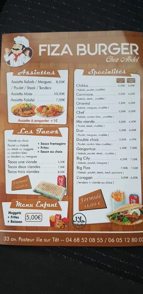 Menu_Fiza burger_Ille-sur-Têt_image_3