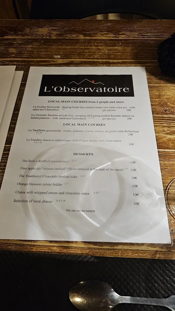Menu_L'Observatoire_Houches_immagine_1