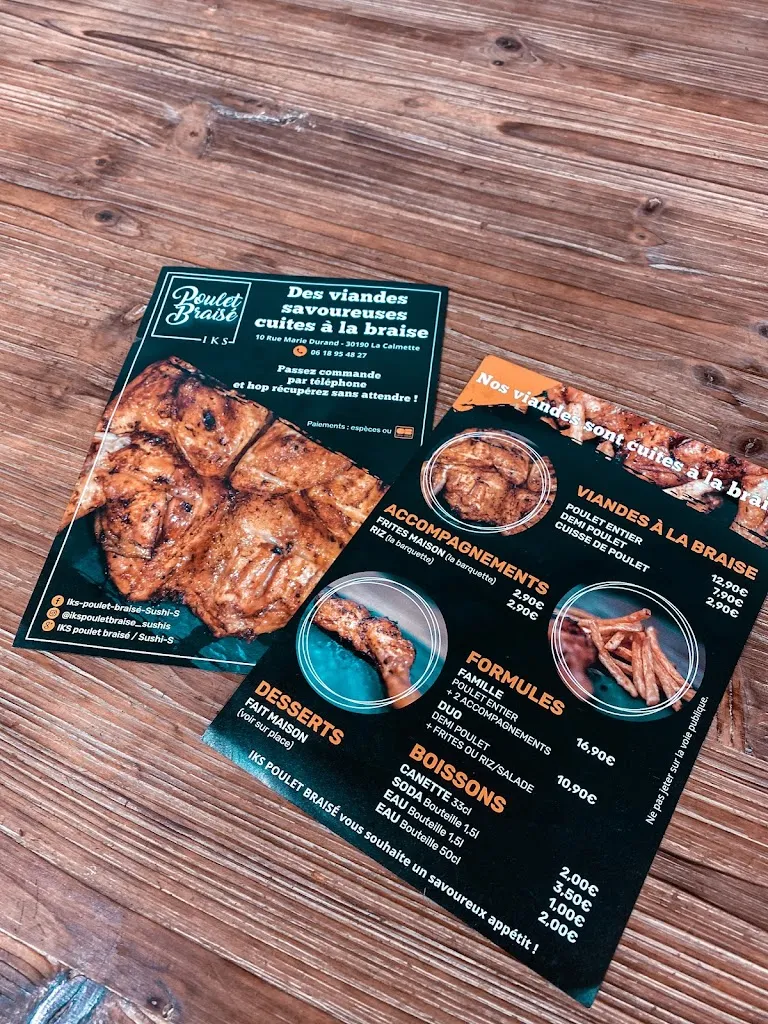 Menu_IKS Poulet Braisé_Calmette_image_1