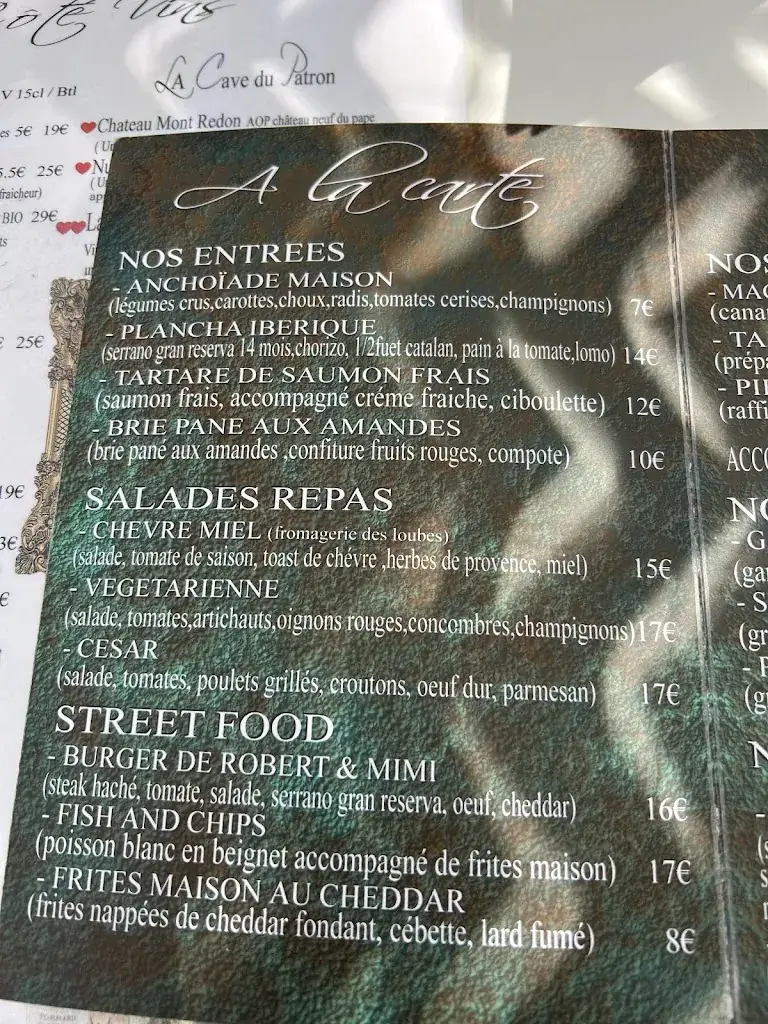 Menu_GUINGUETTE DE DIONS CHEZ ROBERT_Dions_image_3