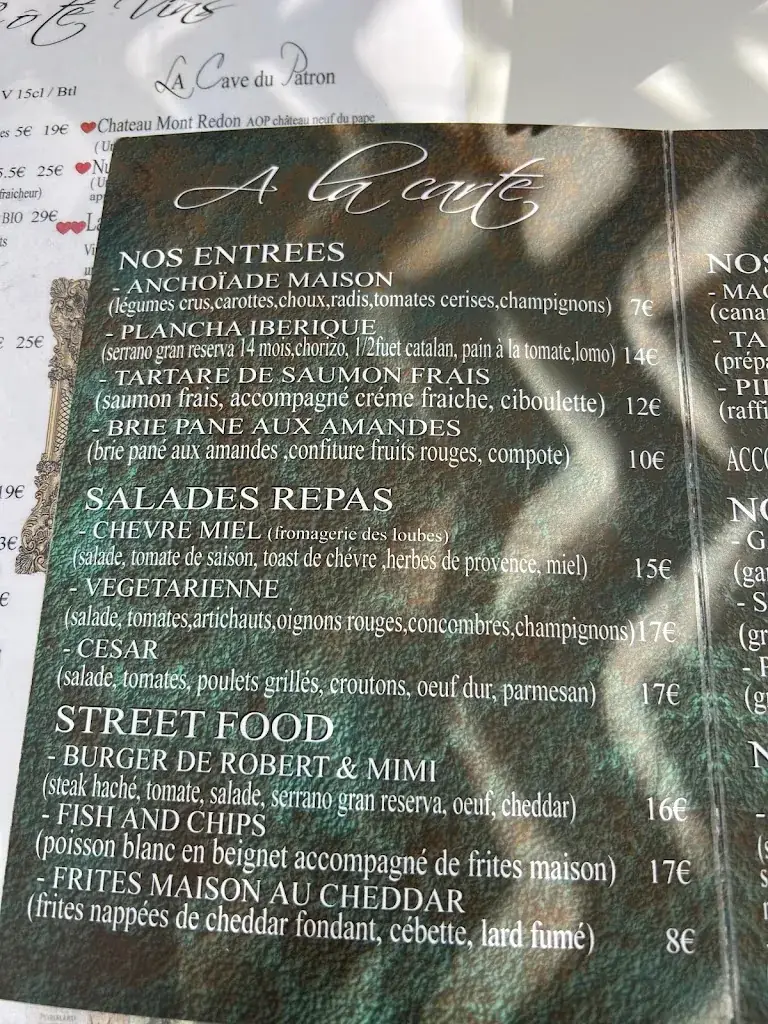 Menu_GUINGUETTE DE DIONS CHEZ ROBERT_Dions_image_4