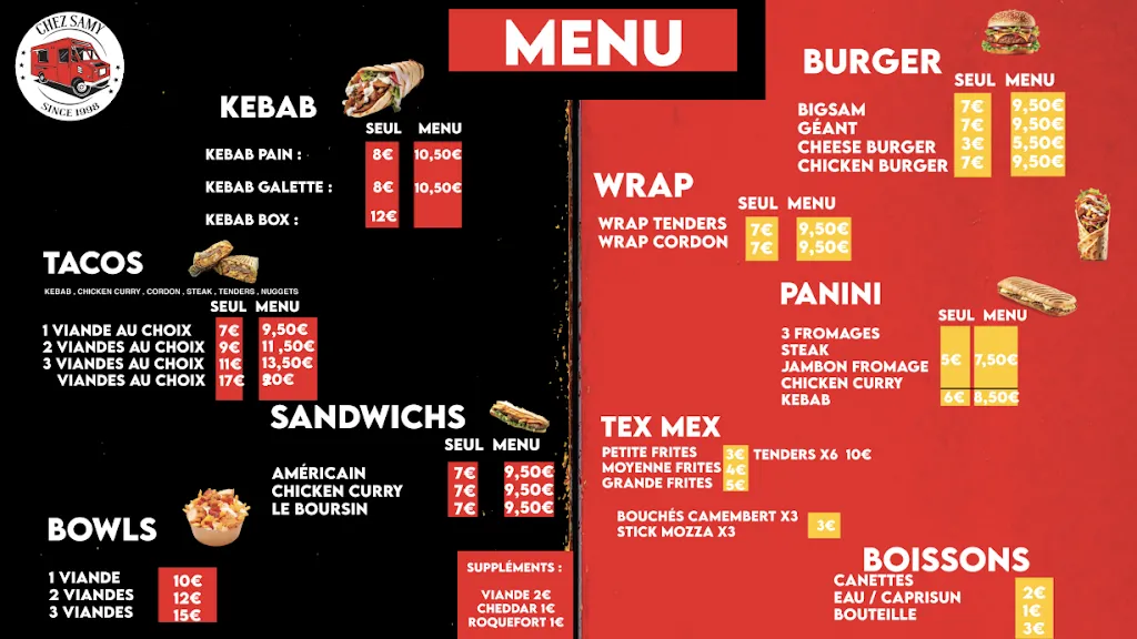Menu_chez samy food truck la calmette_Calmette_image_3
