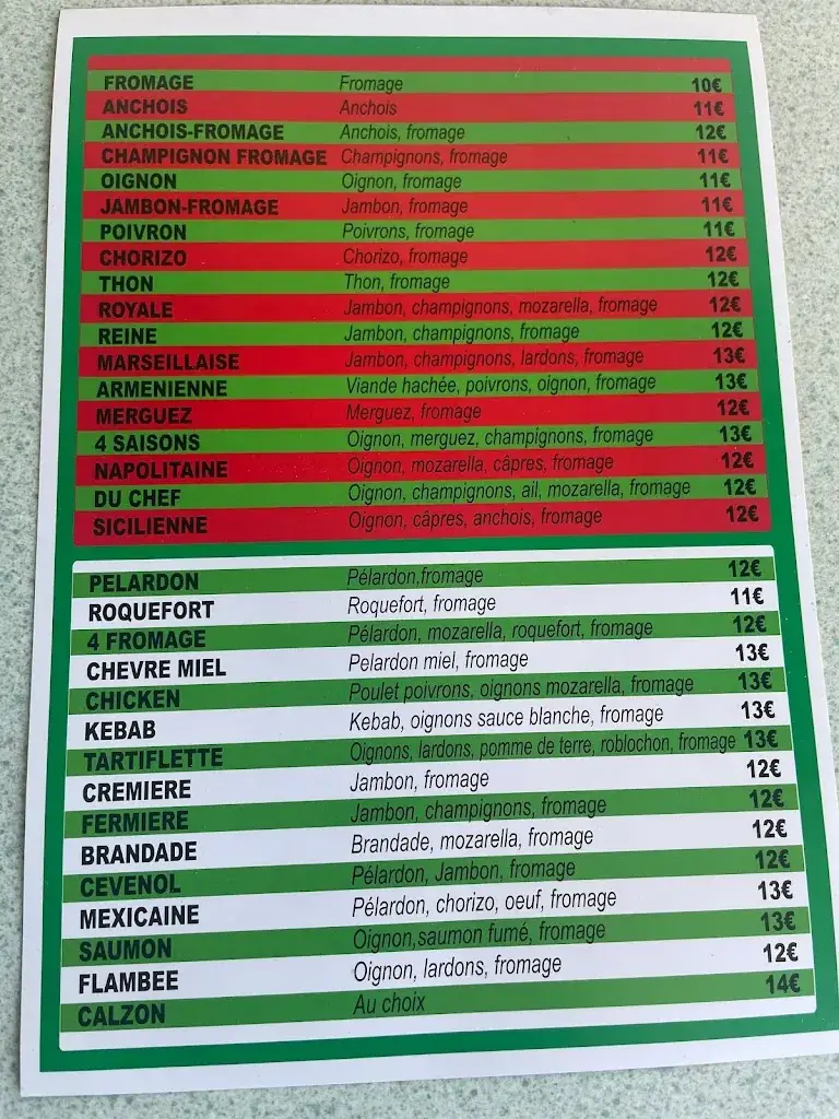 Menu_Pizza chez samy_Calmette_image_1