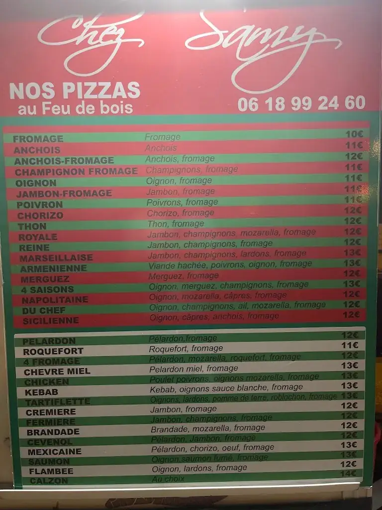 Menu_Pizza chez samy_Calmette_image_2