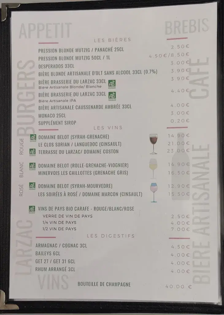 Menu_Restaurant Au Tour de l'Aveyron_L'Hospitalet-du-Larzac_immagine_1