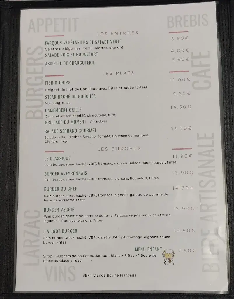 Menu_Restaurant Au Tour de l'Aveyron_L'Hospitalet-du-Larzac_immagine_2