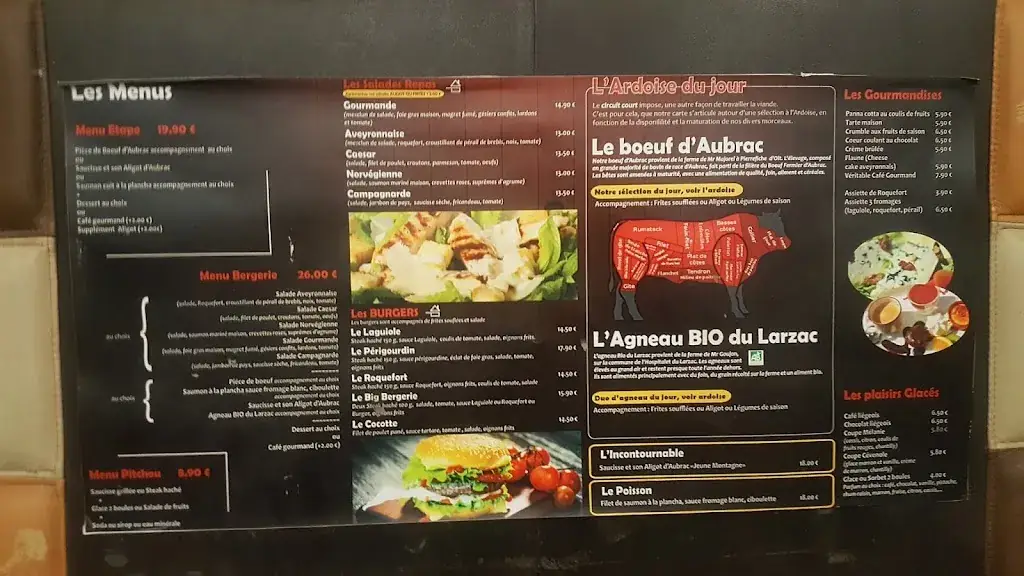 Aire du Larzac A75 ristorante a L'Hospitalet-du-Larzac