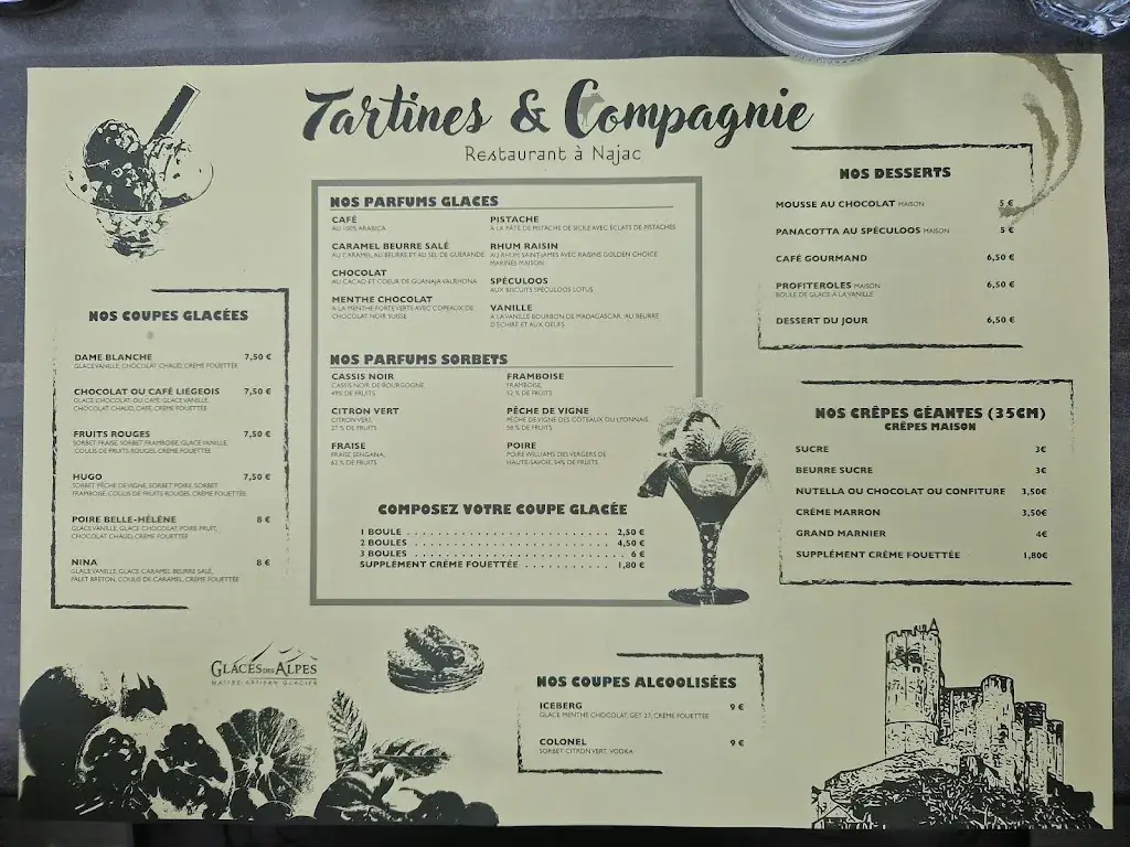 Menu_Restaurant Tartines Et Compagnie_Najac_image_2