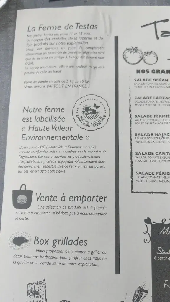 Menu_Restaurant Tartines Et Compagnie_Najac_image_4