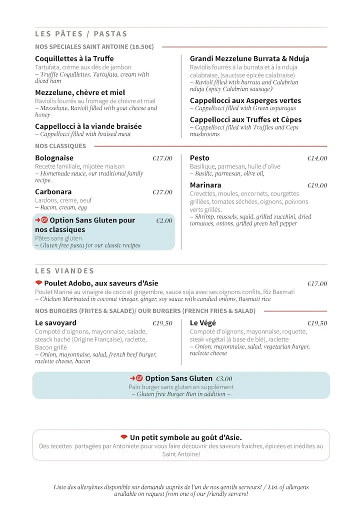 Menu_Pizzeria Saint-Antoine_Houches_image_2