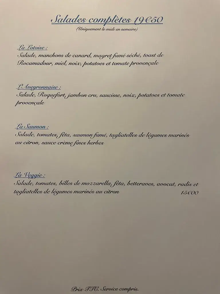 Menu_L'Auberge de Monteils_Monteils_image_4