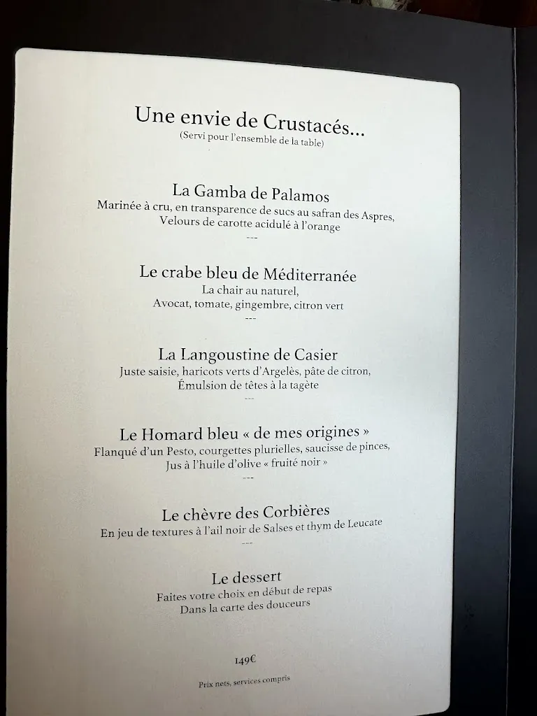 Menu_Le Grand Cap_Leucate_image_1