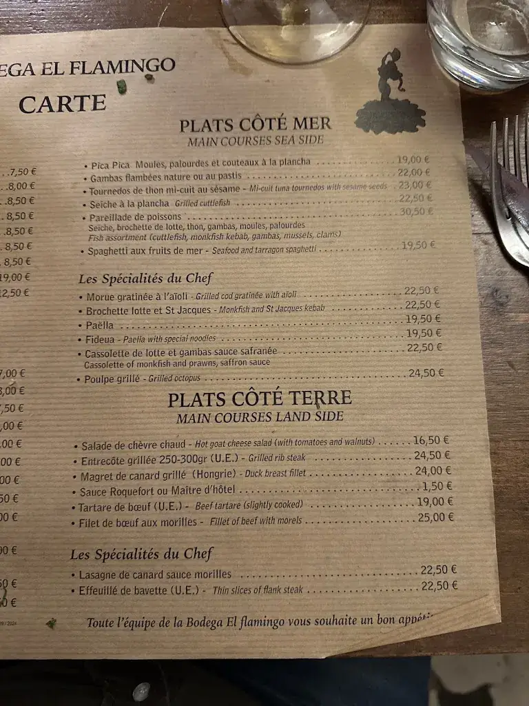 Menu_Bodega el Flamingo_Leucate_image_4