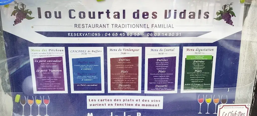 Menu_Restaurant Lou Courtal des Vidals_Fitou_image_4