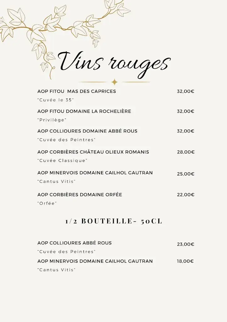 Menu_Le 35 Bis_Leucate_image_2