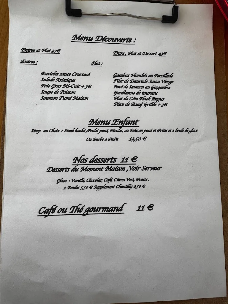 Menü_Le Dekale_Grande-Motte_Bild_3