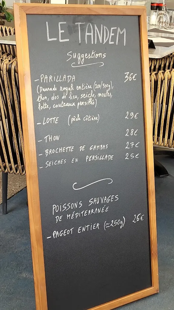 Menu_Le Tandem_Grande-Motte_immagine_1