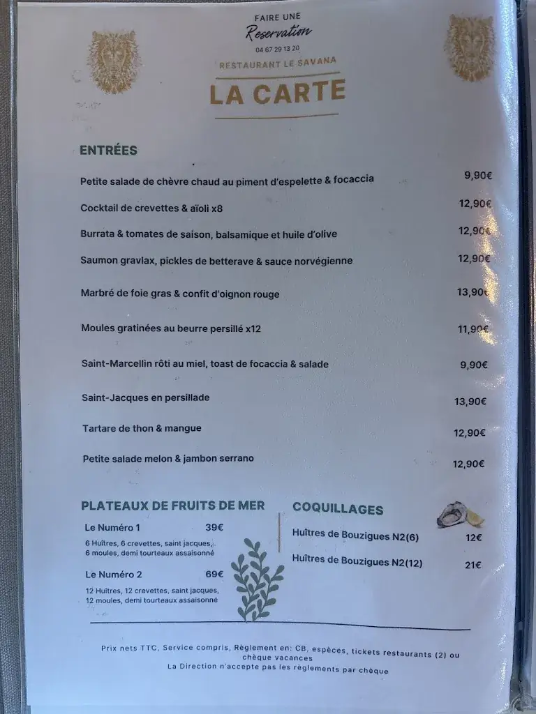 Menu_SAVANA LGM_Grande-Motte_immagine_1