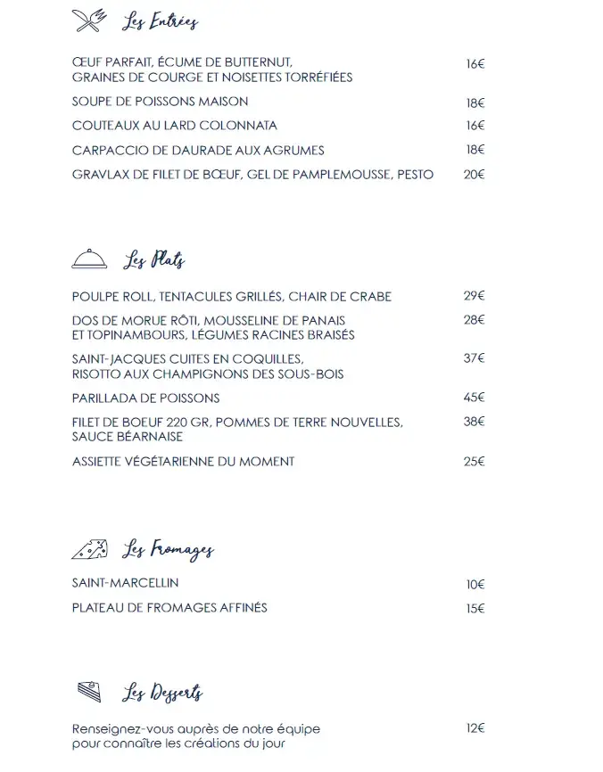 Menu_Restaurant Le Yacht Club_Grande-Motte_image_4