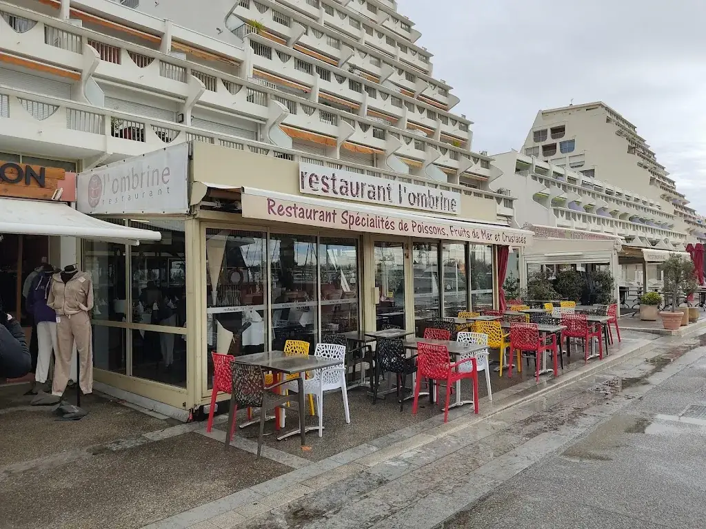 L'Ombrine ristorante a Grande-Motte
