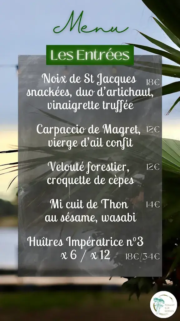 Menu_Ponant Sur Berges_Grande-Motte_image_2