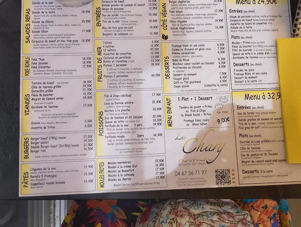 Menu_LE CHARY LGM_Grande-Motte_image_2