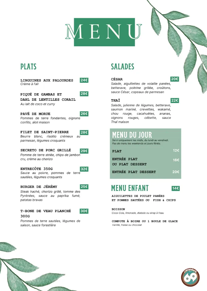 Menu_L'Estrambord - La Grande Motte_Grande-Motte_image_3