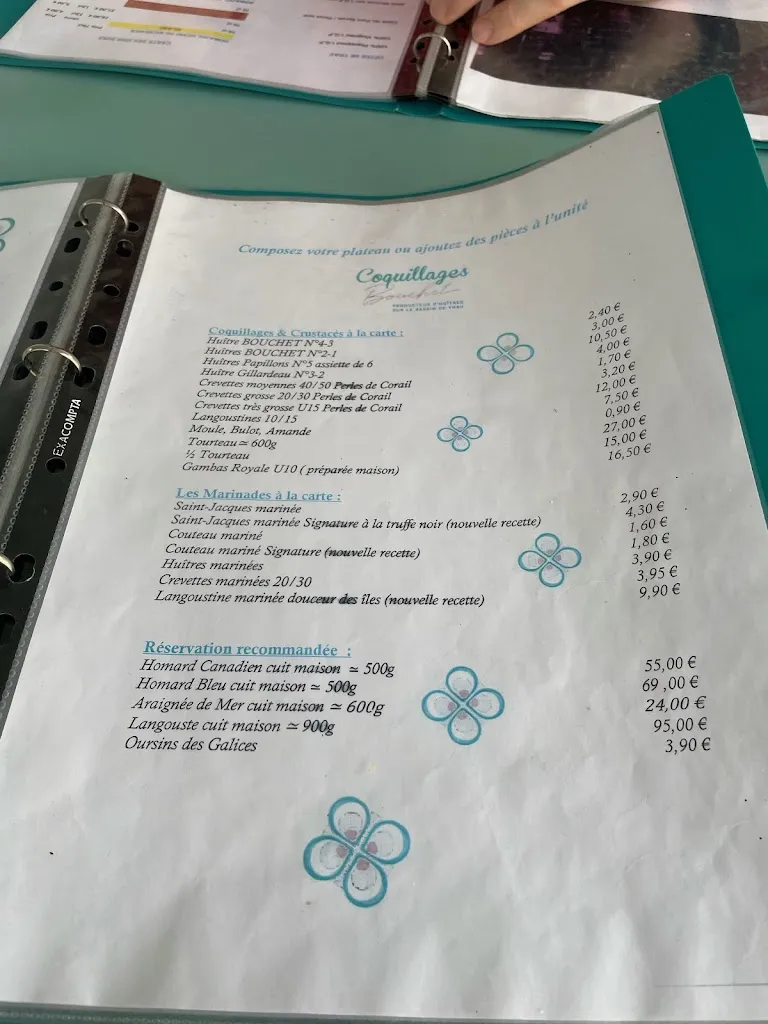 Menu_Saveurs Marines, restaurant de coquillages et de crustacés à La Grande-Motte_Grande-Motte_image_1