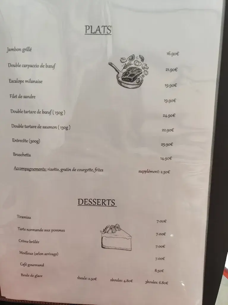 Menü_Hôtel Restaurant Snack Bar La Plage_Salvetat-sur-Agout_Bild_2