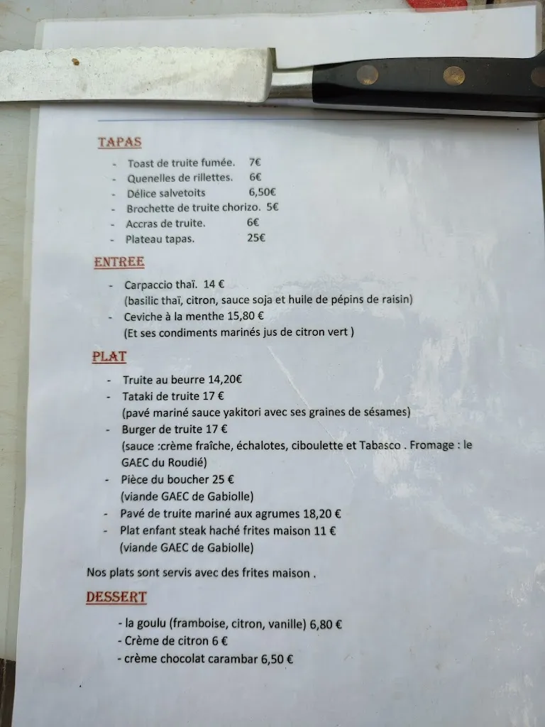 Menu_Pisciculture les Uguettes_Salvetat-sur-Agout_image_2