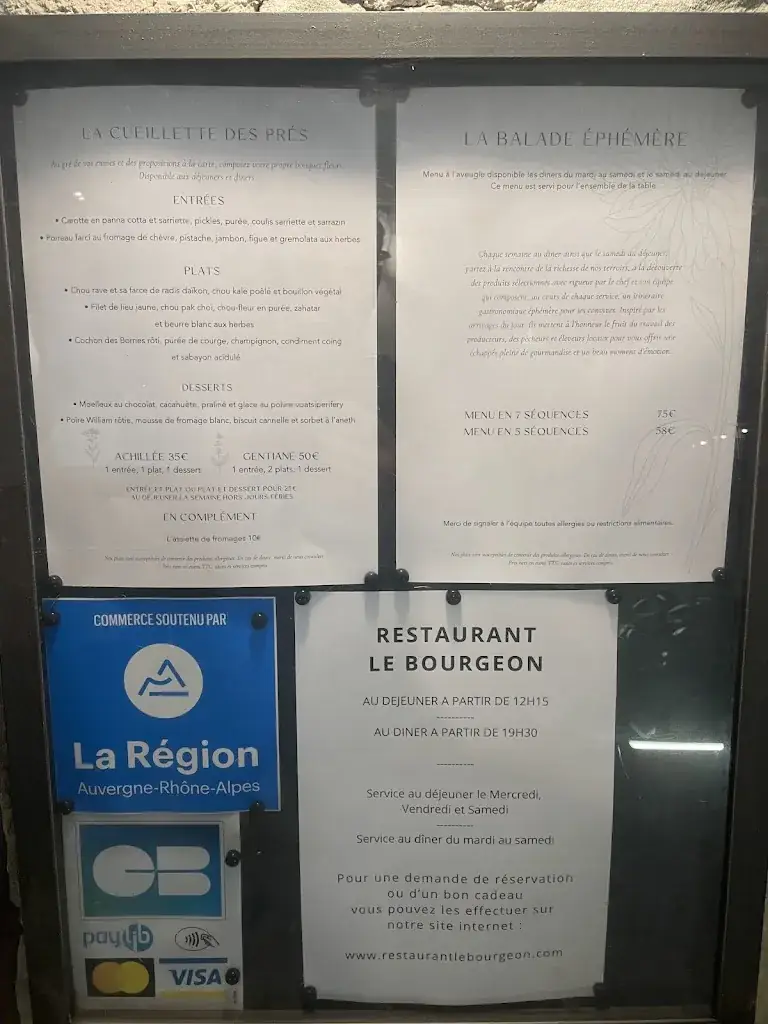 Menu_Restaurant Le Bourgeon_Alby-sur-Chéran_image_1