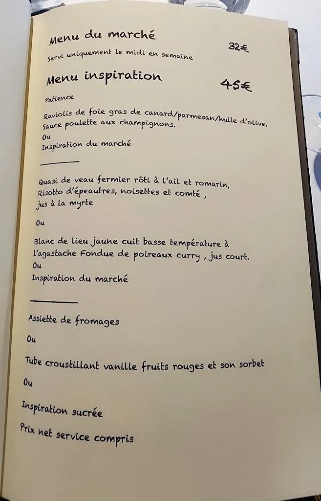 Menu_L'OPALINE Restaurant_Muret_image_4