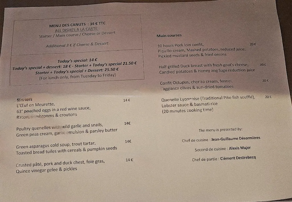 Menu_Bouchon Tupin_Lyon_image_1